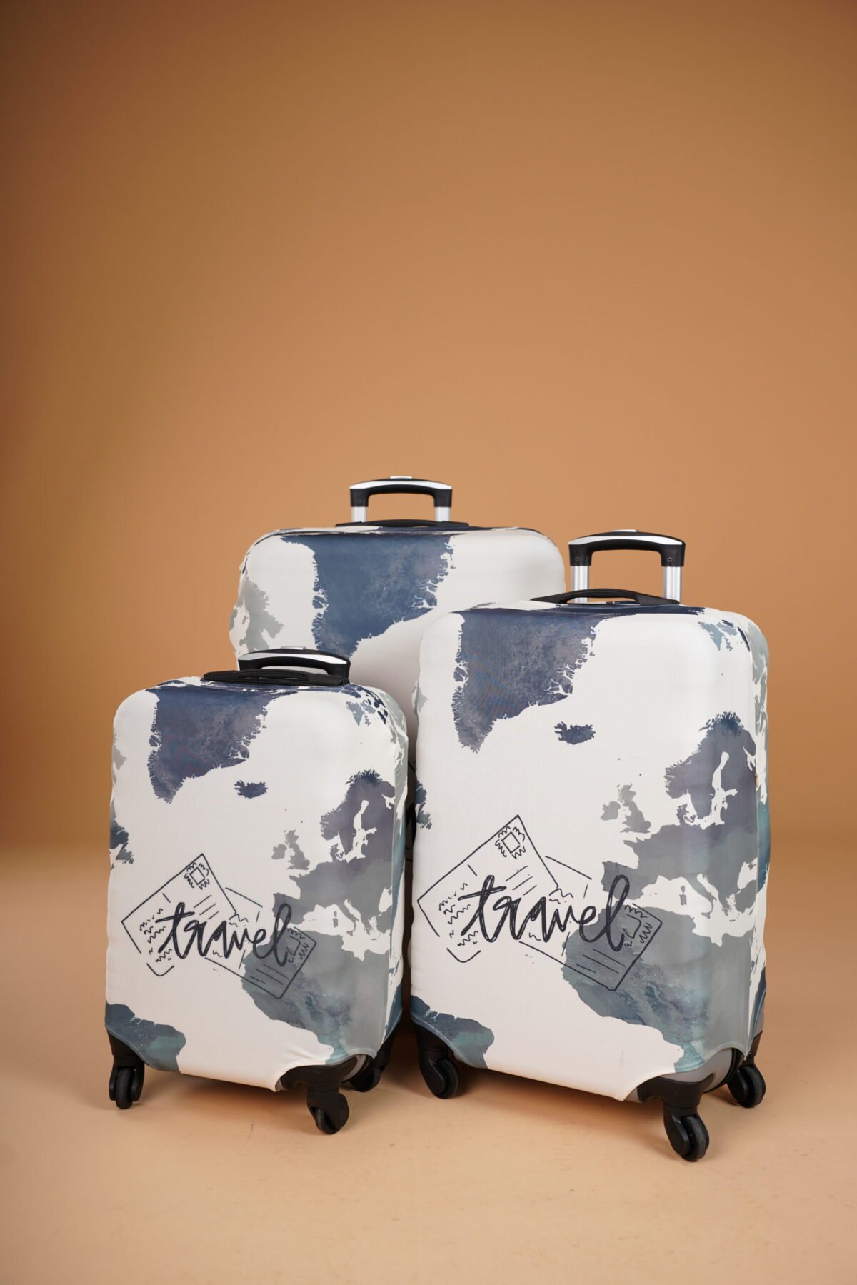 Pack Housse de Valise 'Carte Monde' – Image 2