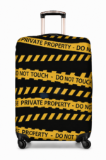 Housse de valise 'Interdit'