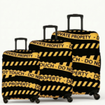 Pack Housse de valise 'Interdit'