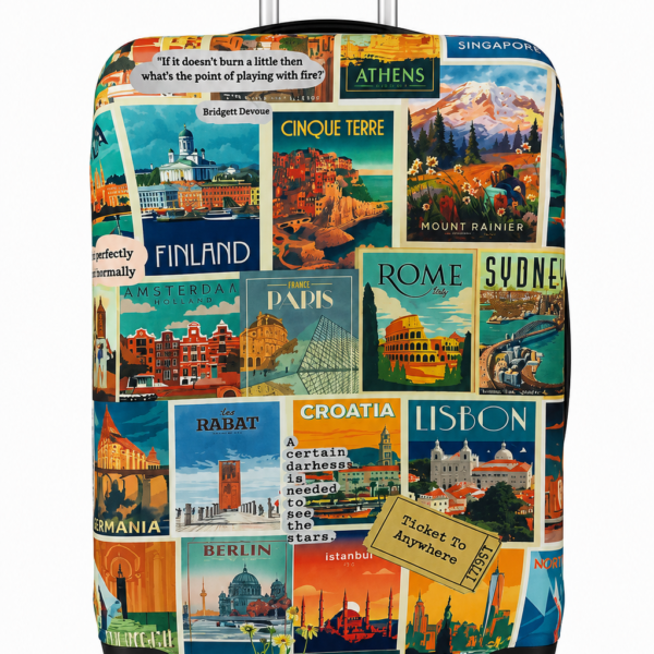 Housse de valise ‘City World’